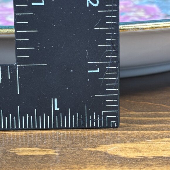 Vintage Famille Rose Style Plate Pink Peony & Grape Floral Charger for Wall - Picture 10 of 11